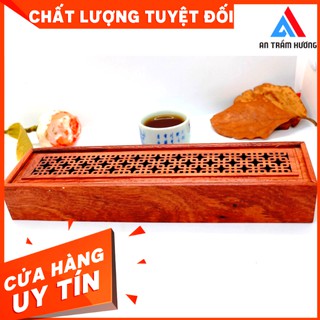 Bộ Dụng Cụ Đựng Và Đốt Trầm Hương từ Gỗ Hương Cao Cấp ( ĐÃ BAO GỒM HƯƠNG dòng Khánh Hòa dịu nhẹ)