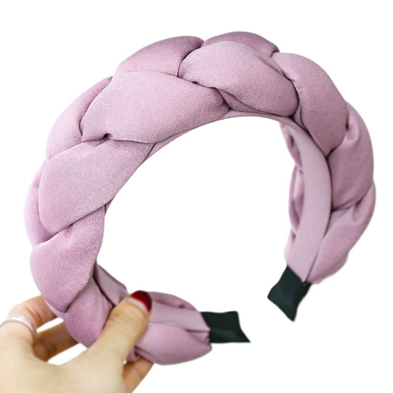 Băng Đô Vải Nhung Dày Bản Rộng Thời Trang Cho Nữ