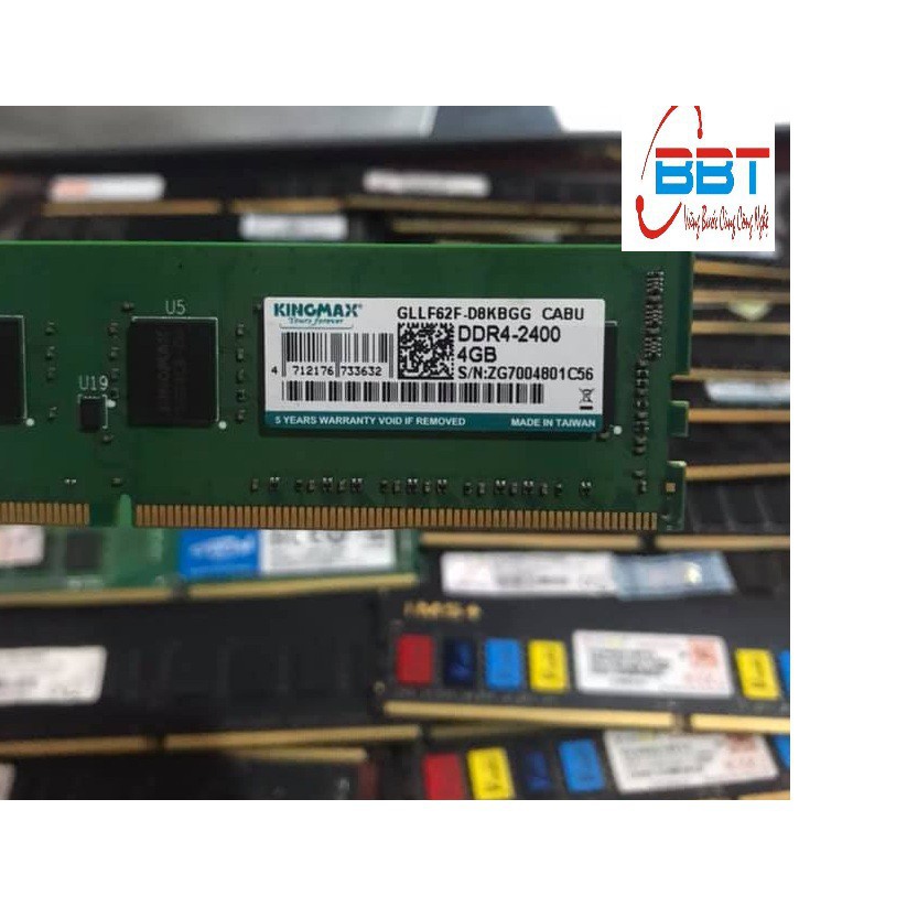 Ram PC ddr4 4gb bus 2400, 2133 like new tháo máy