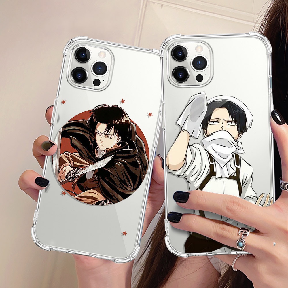 Ốp Điện Thoại Dẻo Họa Tiết Hoạt Hình Attack on Titan Cho iPhone 13 Pro Max 12 11 lPhone 7 8 Plus XS
