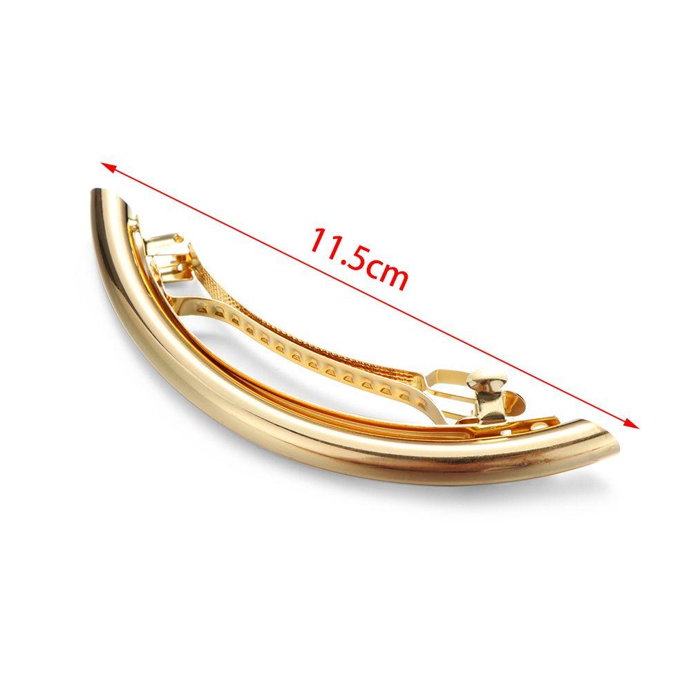 DIACHAVN Kẹp Tóc Kim Loại Dài Màu Vàng / Bạc Tạo Kiểu Tóc Chuyên Nghiệp Cho Nữ