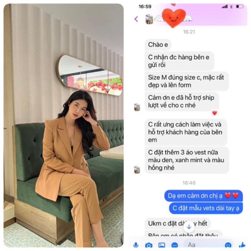 Áo Blazer Thiết Kế NKN Adela Nâu - Thời Trang Thiết Kế Cao Cấp