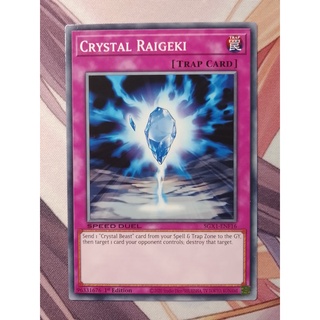 Thẻ bài yugioh: crystal raigeki sgx1-enf16