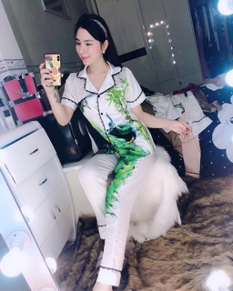 Pijama lụa satin cao cấp