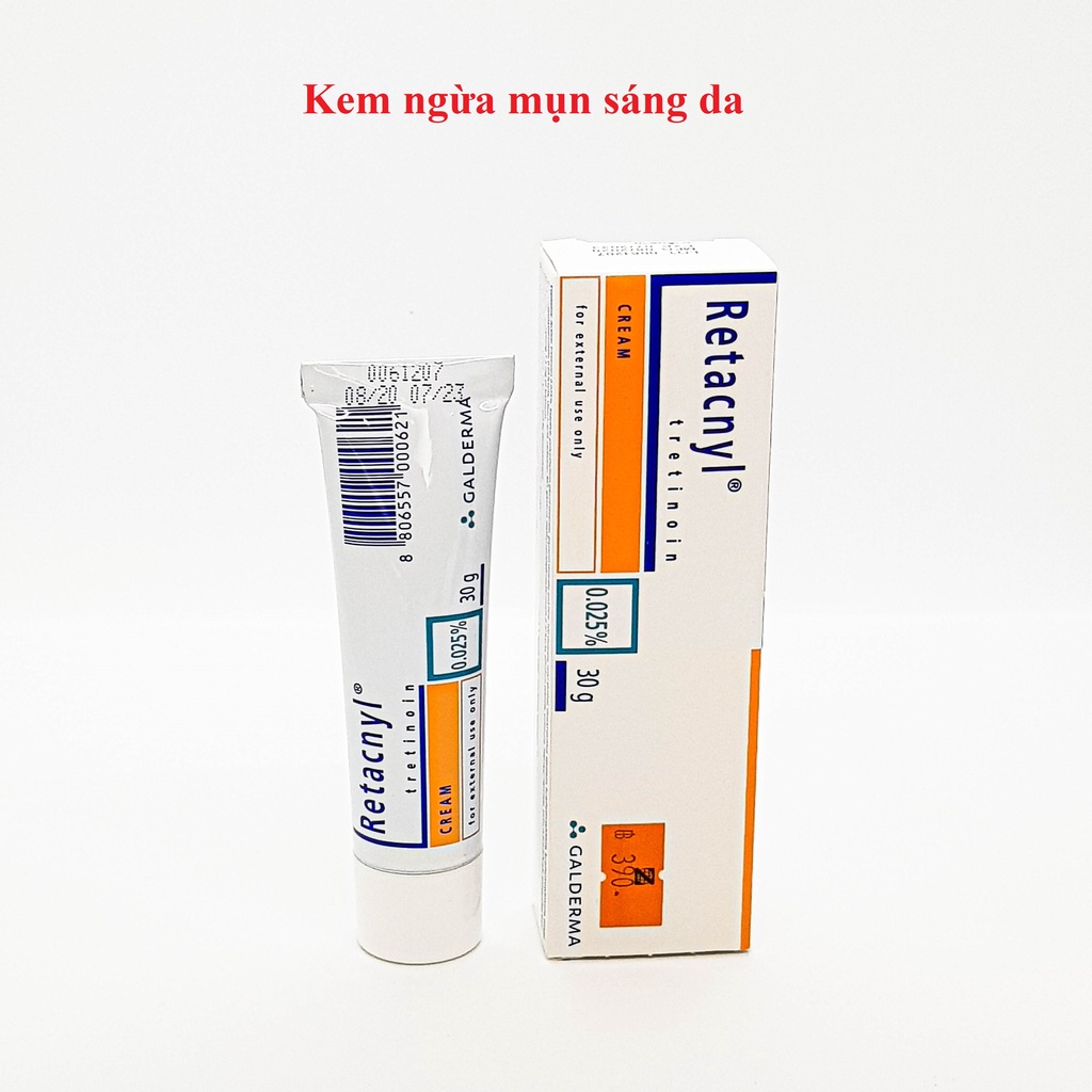 Tretinoin Retacnyl Cream 0,025%, 0.05% [Date mới]- Kem hỗ trợ giảm mụn trẻ hóa da - DR TRANG COSMETICS