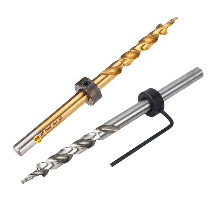Mũi Khoan Chéo Gỗ Dùng Bộ Cữ Khoan Xiên 9 mm và 9,5 mm Loại Tốt