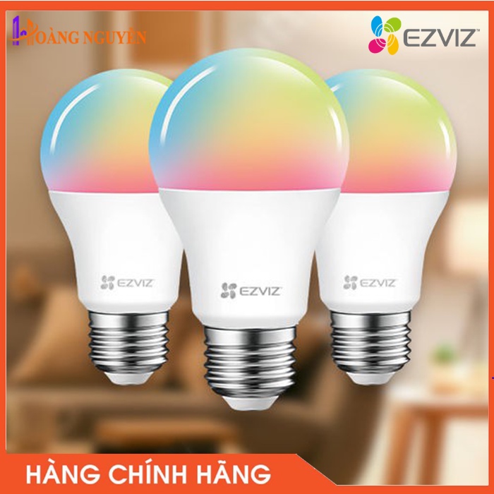 [NHÀ PHÂN PHỐI] Bóng Đèn Led Wifi EZVIZ - Điều Khiển Bằng Giọng Nói, Điện Thoại,  Chuyển Đổi Nhiệt Độ Màu Sắc