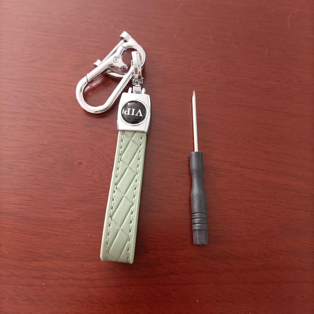 Mới Móc Khóa Da Kim Loại Gắn Xe Máy Độc Đáo Giá Đỡ