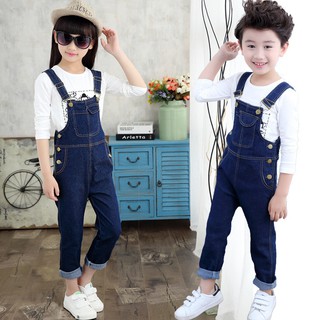 Quần yếm jeans cho bé cao gầy 110-160cm