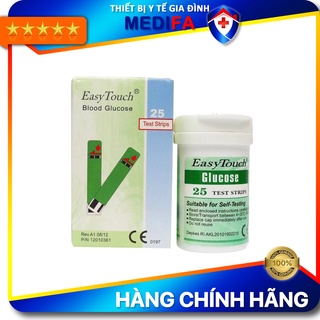 Que thử đường huyết Blood glucose dùng cho máy đo đường huyết 3 chỉ số Easy Touch, độ chính xác cao, dễ sử dụng
