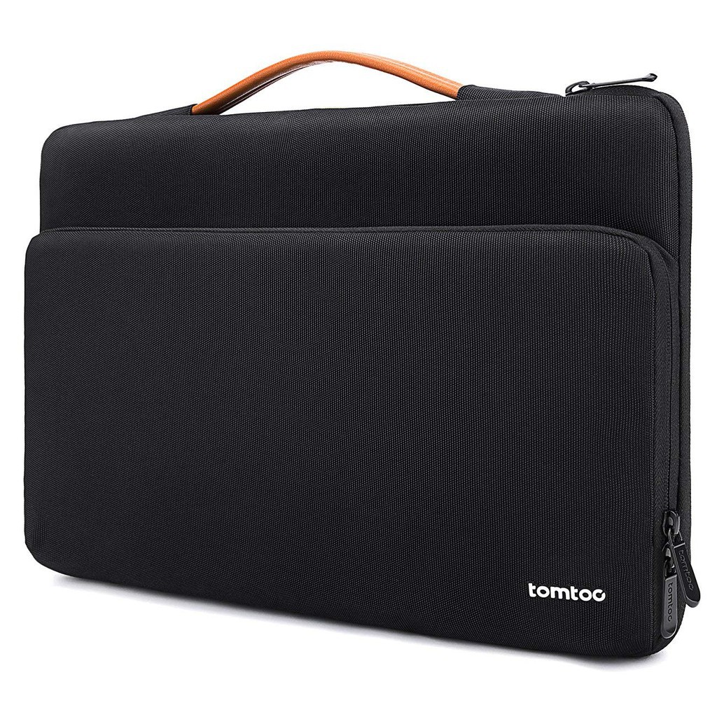 TÚI XÁCH CHỐNG SỐC TOMTOC (USA) BRIEFCASE MACBOOK PRO 13/15 BLACK NEW – A14-E02H