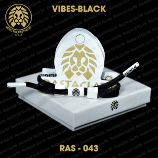 Vòng tay Ras Knotaclat Vibes-Black [Tặng Box Tag][Clip Thật]