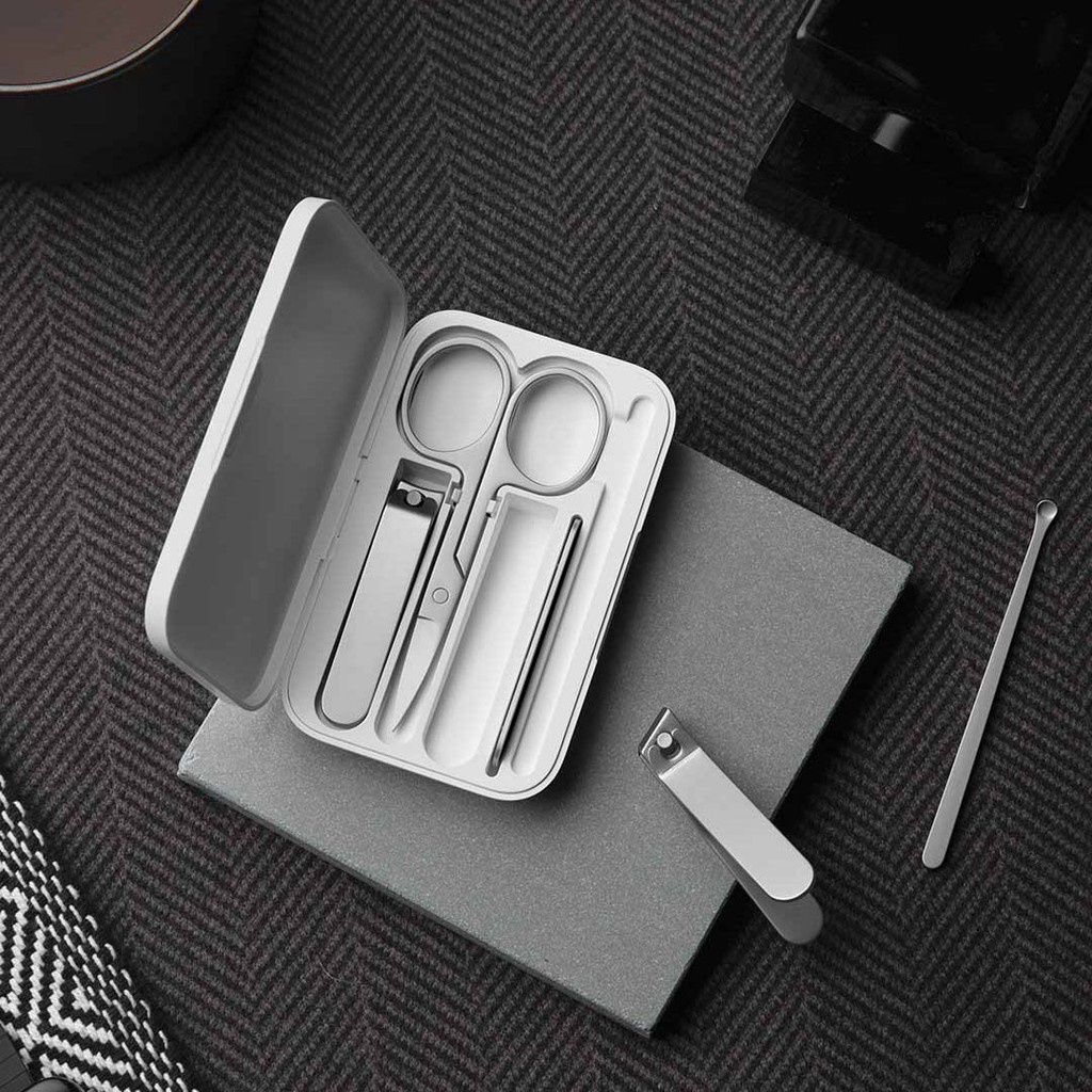 Bộ bấm móng tay Xiaomi Mijia MJZJD002QW 5 Món  FREESHIP  Inox siêu sắc siêu bền - Kìm bấm móng Xiaomi