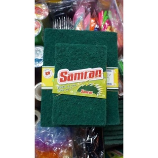 Cước chà xoong Samran màu xanh, cứng