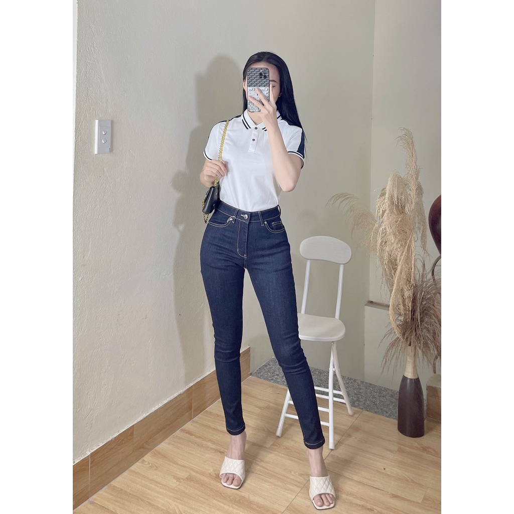 Quần Jean Nữ YODY, Quần Bò Nữ Lưng Thấp Dáng Skinny Giữ Form Co Giãn Tốt Chính Hãng Cao Cấp QJN3102