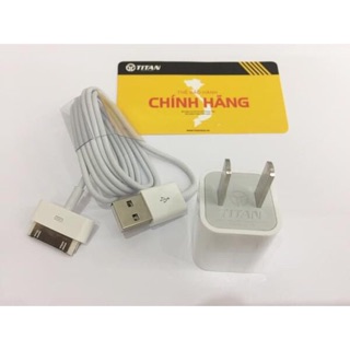Combo cáp sạc TITAN 1A cho iPhone 5/6/7