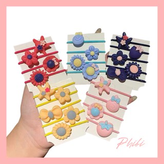 1 chiếc dây buộc tóc phibi nhiều màu dễ thương cho bé gái