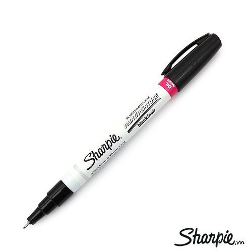 Bút sơn ngòi kim vẽ lên mọi bề mặt Sharpie Oil Based Extra Fine Black