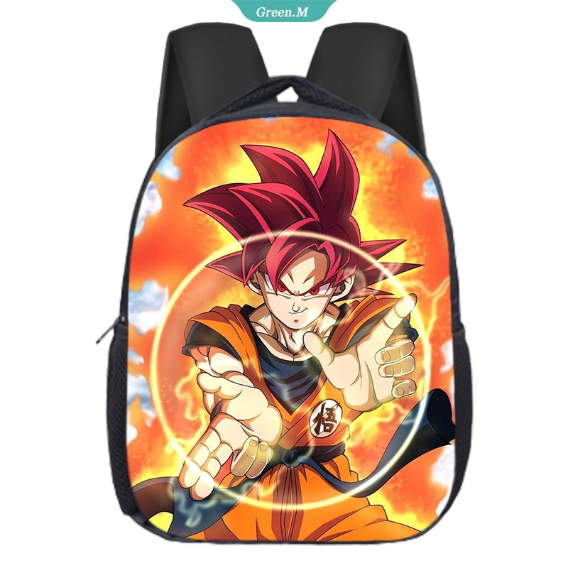 Ba Lô Đi Học In Họa Tiết Hoạt Hình Dragon Ball Super Saiyan Goku Vegeta Dễ Thương Thời Trang Cho Học Sinh