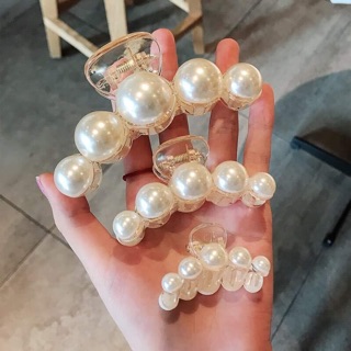 🎐Cặp tóc càng cua đính hạt trai