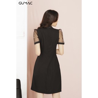 Đầm nơ chạy pizama GUMAC MS11933_DEN