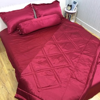 Bộ ga và vỏ gối phi lụa Thái Tuấn