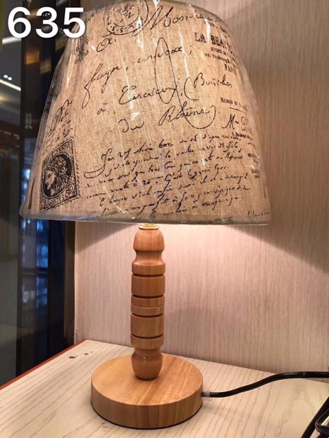 Đèn ngủ để bàn thân gỗ | BigBuy360 - bigbuy360.vn