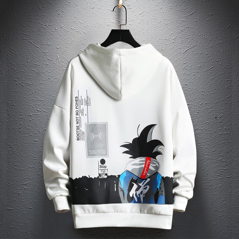 Áo Hoodies Chui Đầu Nam Nữ Họa Tiết Songoku Sau Lưng Độc Đáo Zenkonam MEN TOP 093