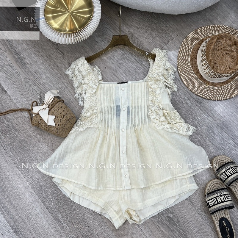 Set bộ tơ ren cánh tiên