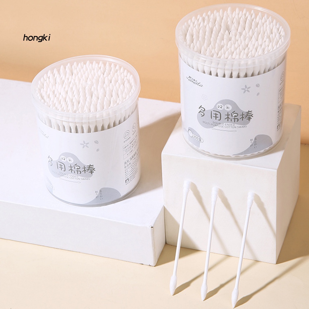 Hộp Tăm Bông Trang Điểm Hai Đầu Tiện Dụng