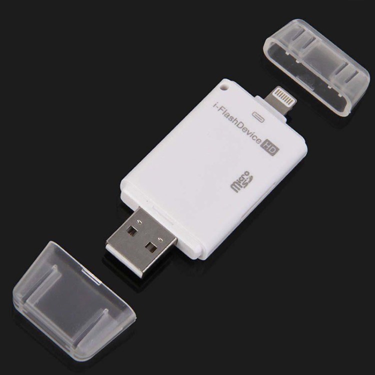 Đầu đọc thẻ nhớ cho iPhone iPad - i-FlashDevice HD Card Reader