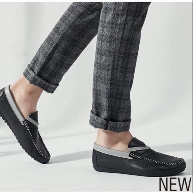 giày lười nam đen
