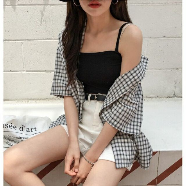 [Có Sẵn] ÁO 2 DÂY SỢI LỤA MẢNH / ÁO QUÂY SIÊU HOT | BigBuy360 - bigbuy360.vn