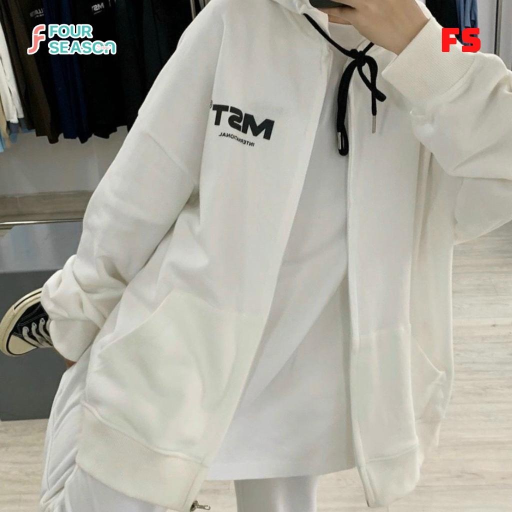 Áo khoác nỉ nam nữ form rộng MISS KN12 4S jacket hoodie dây kéo Hottrend ulzzang unisex Hàn Quốc mềm mịn rẻ đẹp