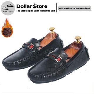 Giày lười nam Da Gucci cao cấp H349 hàng chính hãng - Giày lười da nam công sở bảo hành chính hãng
