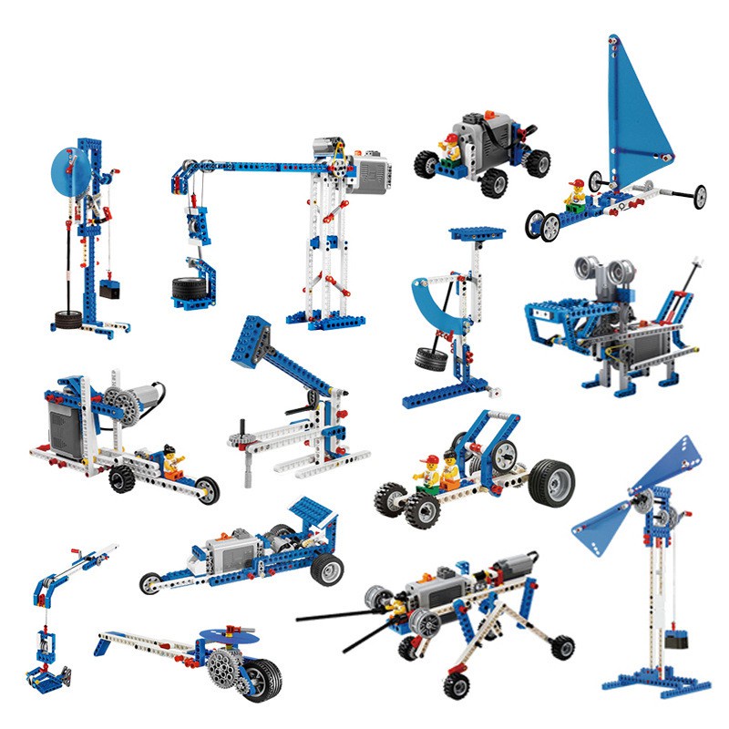 (Hộp nhựa) Bộ đồ chơi xếp hình Lego Technic 9686_Lego Education_Động Cơ 2 chiều_Bảo Hành 3T (1 đổi 1 trong 30 ngày)