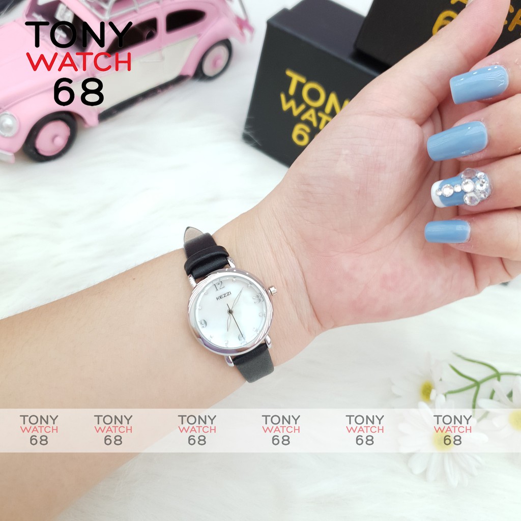 Đồng hồ nữ Kezzi đẹp chính hãng mặt ngọc trai chống nước Tony Watch 68 | BigBuy360 - bigbuy360.vn
