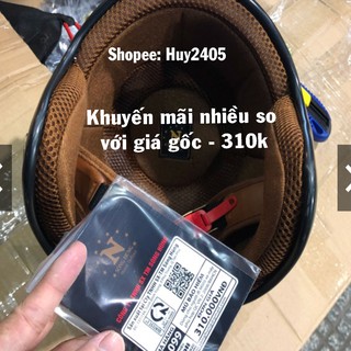 Nón bảo hiểm✔️Napoli Sh Ruby Màu Vàng