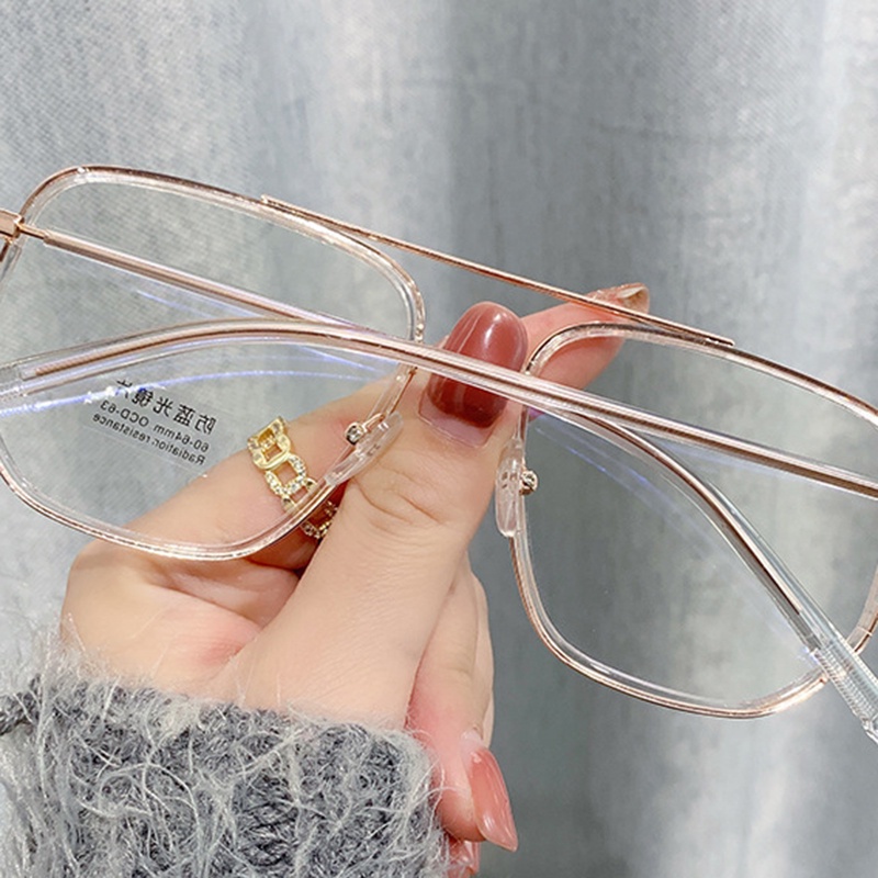 Mắt Kính Gọng Vuông Chống Bức Xạ Thời Trang Cho Nữ JP5