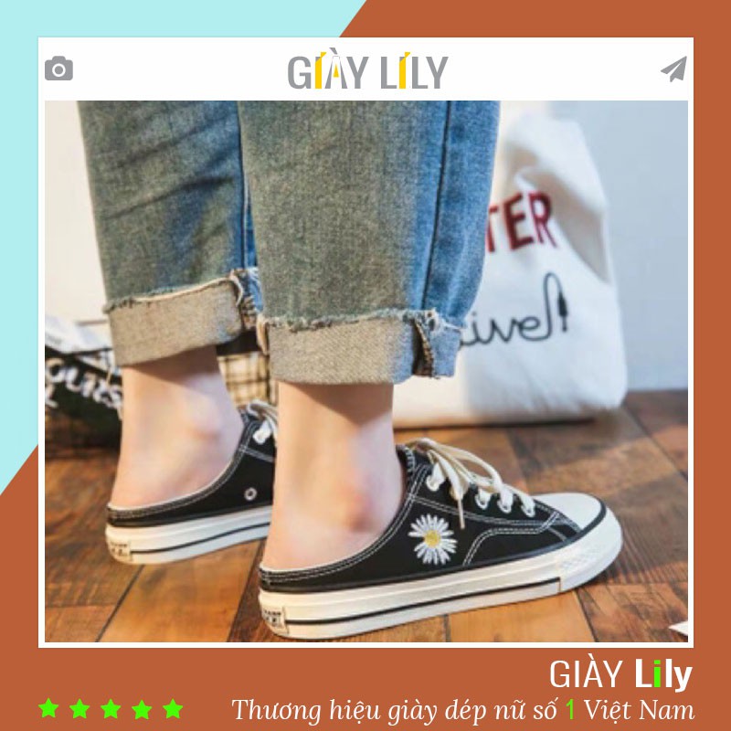 Giày sục hoa cúc mới | BigBuy360 - bigbuy360.vn