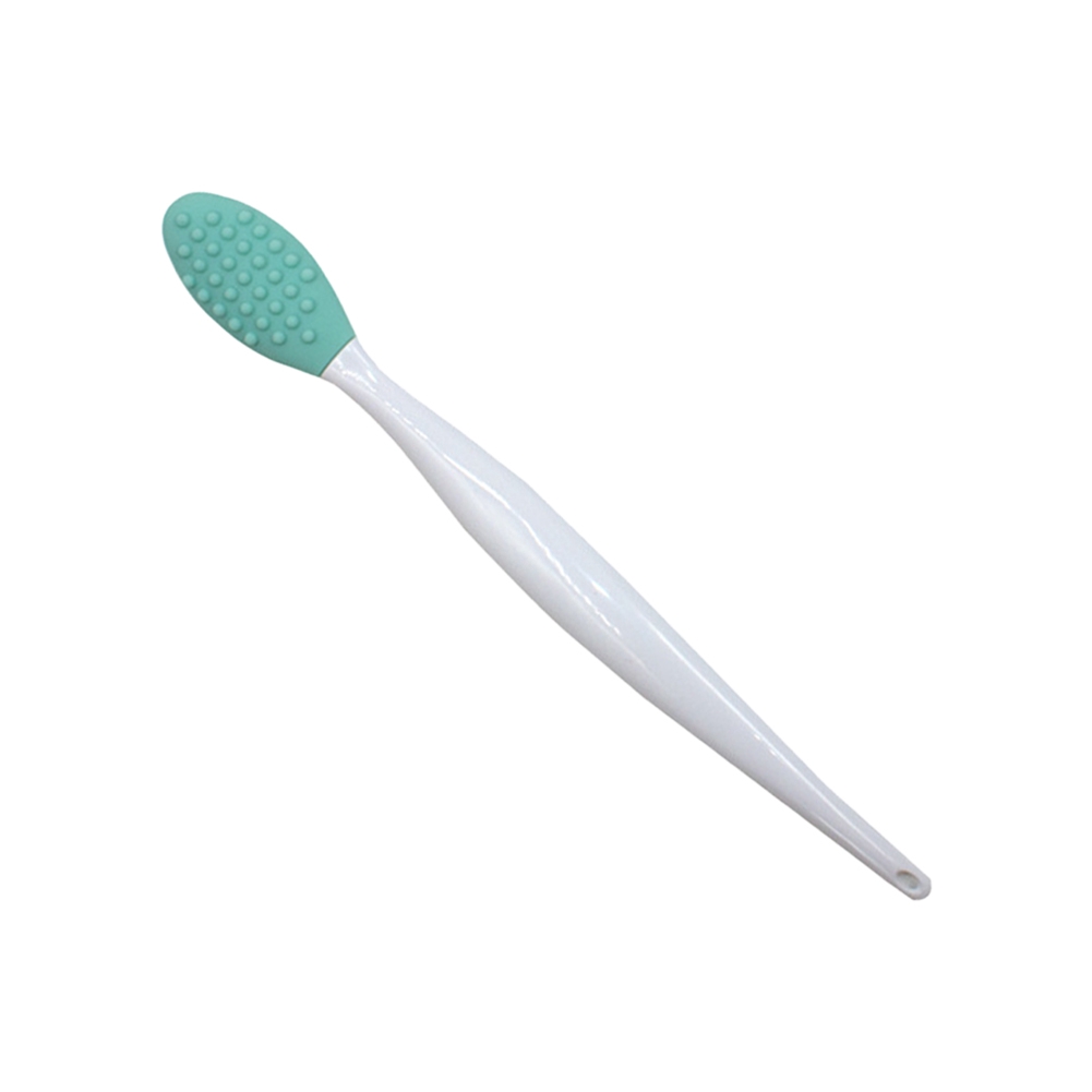 Bàn chải tẩy tế bào chết đôi môi hai mặt bằng silicon mềm tiện lợi