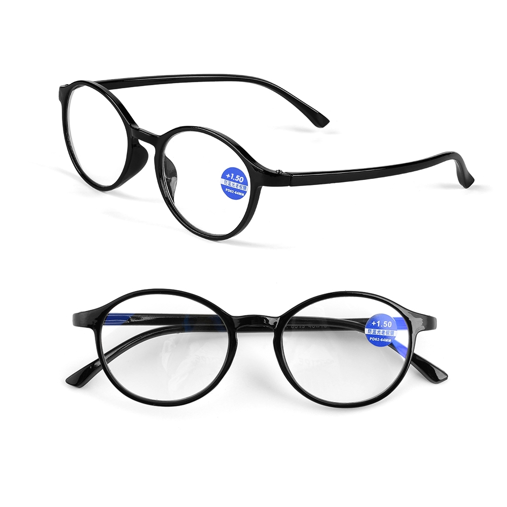 OSIER Classic TR90 Readers Glasses Round Frame Antifatigue Reading Glasses