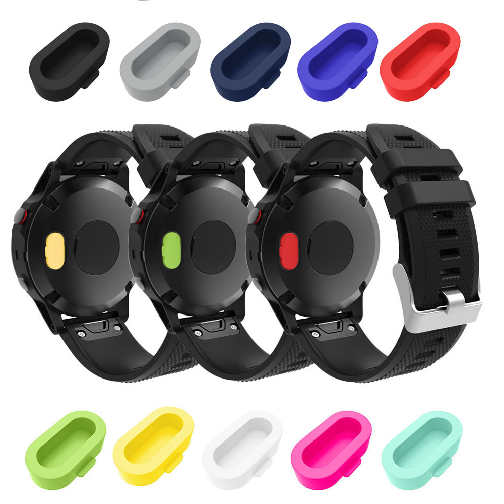 Set 5 Nắp Silicon Chống Bụi Cho Đồng Hồ Thông Minh Garmin Instinct / Fenix 5 / 5 Plus / 5s / 5s Plus / 5x / 5x Plus