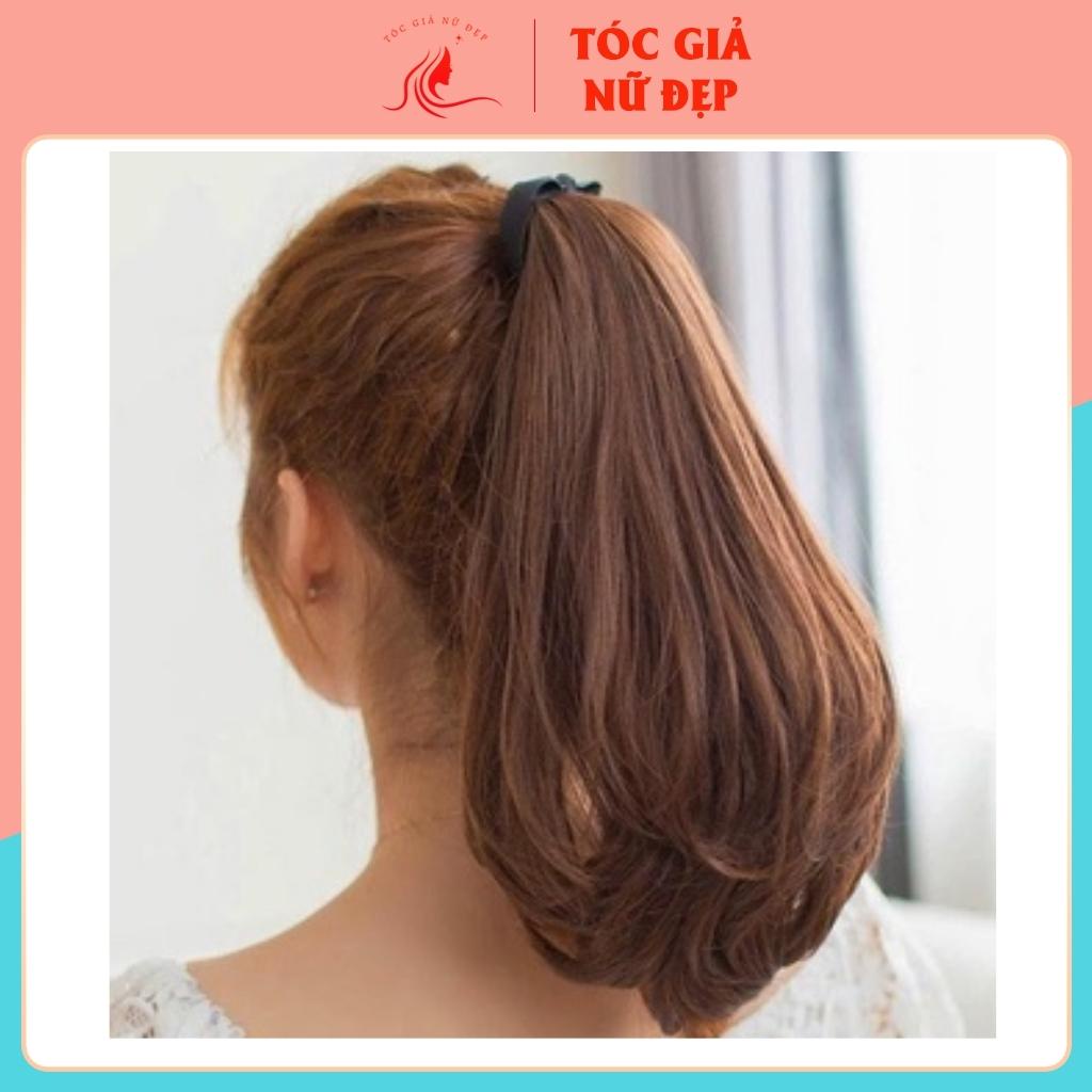 Tóc giả nữ đẹp 🎁 FREESHIP 🎁 Tóc giả cột cúp ngắn- kèm ảnh thật