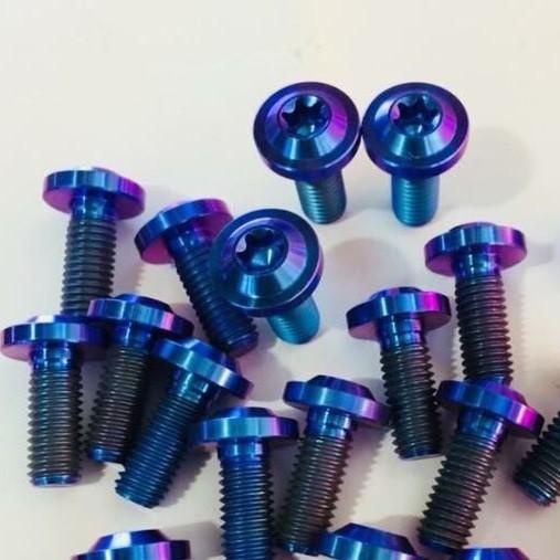 Ốc đĩa trước titanium g5 -bộ 4 con