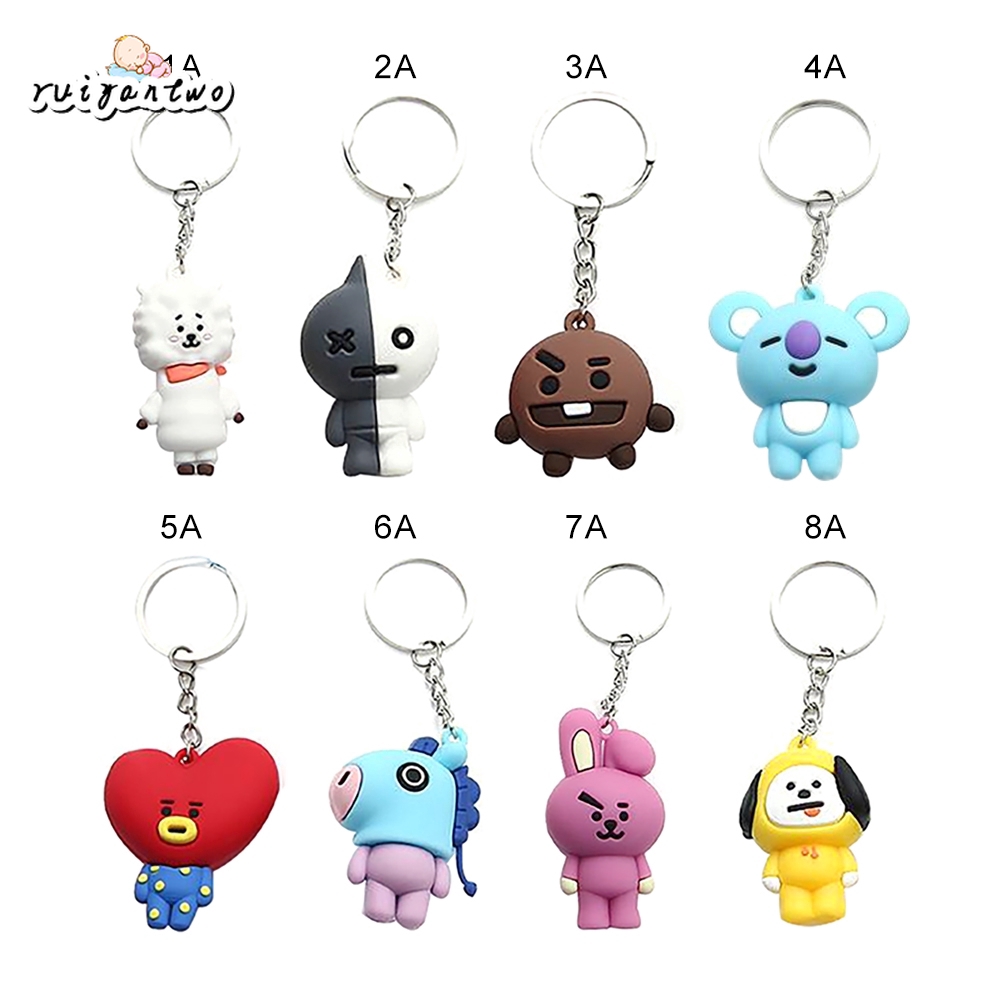 Móc Khóa Hình Nhân Vật Bt21 Của Bts Cooky Mang