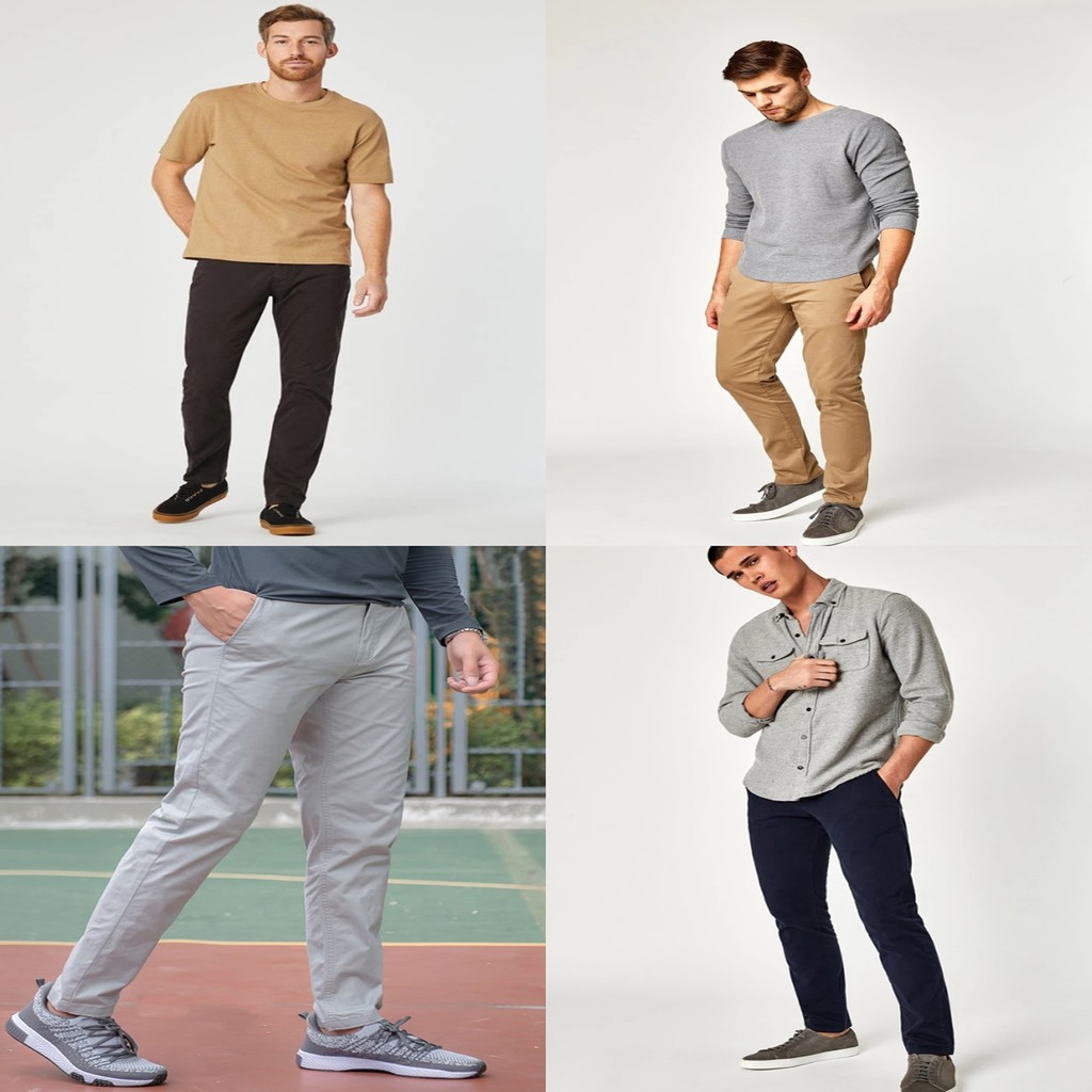Quần kaki nam co giãn thoái dáng SlimFit ôm gọn không ôm sát 👌 | BigBuy360 - bigbuy360.vn