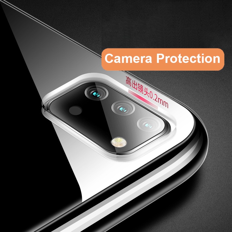 Ốp điện thoại silicone trong suốt siêu mỏng cho Samsung Galaxy A22 A32 A12 A72 A52 A82 5G A03S M32 A02 A02S F62 M12 F22