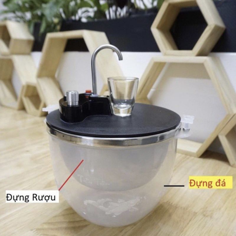 Bình Rót Rượu Cảm Ứng Tự Động Thông Minh ⚡ 𝐅𝐑𝐄𝐄 𝐒𝐇𝐈𝐏 ⚡ Máy Rót Rượu Cảm Ứng Thông Minh 1.5L Có Ngăn Làm Mát Tặng Gáo Múc