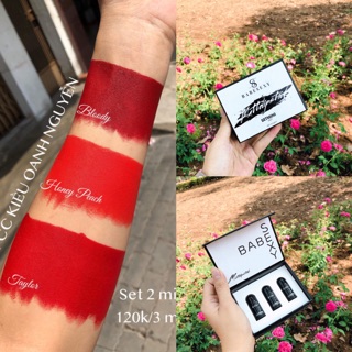 Set son 3 màu-hàng công ty 100%-set mini bbsx